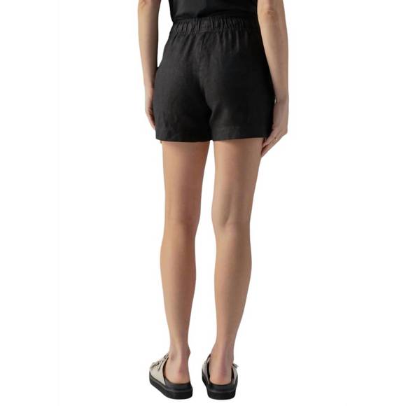 NEW SANCTUARY always linen short in black - Picture 3 of 3